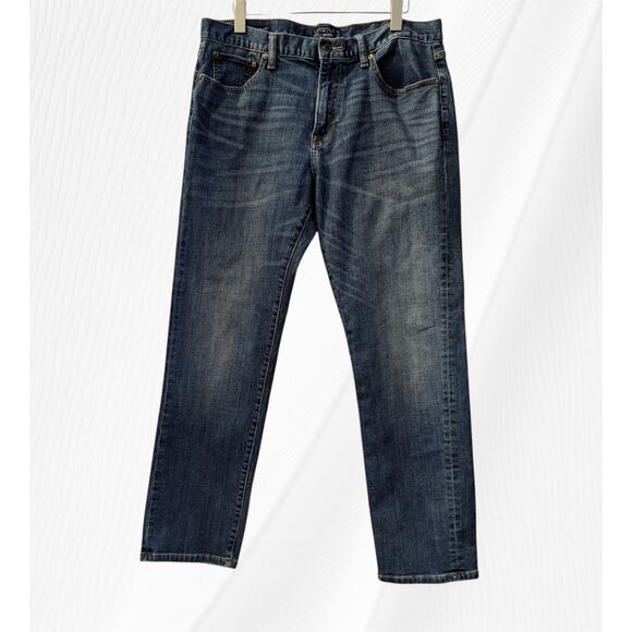 LUCKY BRAND Mens Original Straight 221 Blue Denim Jeans Sz 36x32